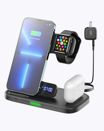INIU I220 Qi-Certified 3 In 1 Fast Wireless Charger