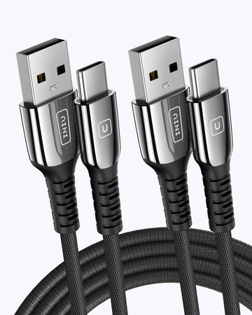 Câble USB C anti-rupture INIU D7C (6,6 pieds, pack de 2)